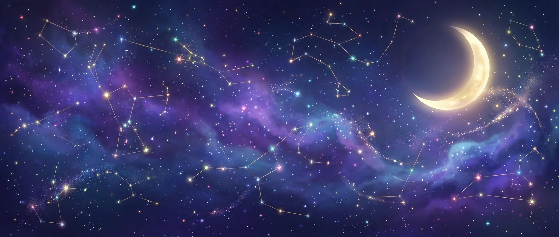 星空背景 - 三夫一起上 | 每日星座运势与塔罗占卜
